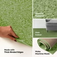 thumbnail image 3 of Furnish My Place Lime Green 2' x 8' Oval Solid Color Rug Made In Usa, Bedroom, Machine, 3 of 12