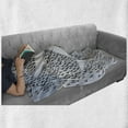 thumbnail image 6 of Travel Soft Flannel Fleece Blanket, Airplane in the Sky with Doves Bird Hummingbird Flock Adventure Vacation, Cozy Plush for Indoor and Outdoor Use, 60" x 80", Pale Blue Black White, by Ambesonne, 6 of 6