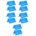 thumbnail image 3 of HOMEMAXS 10 pcs  Microscope Slides Staining Holder For Laboratory Plastic Microscope Slides Rack Worktop Microscope Slides Stand Glass Slide Storage Holder, 3 of 8