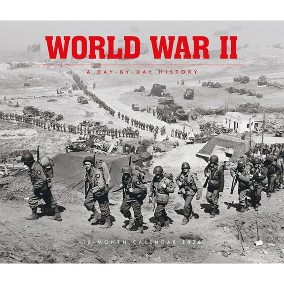 Carousel Calendars, World War II Deluxe 2026 Wall Calendar