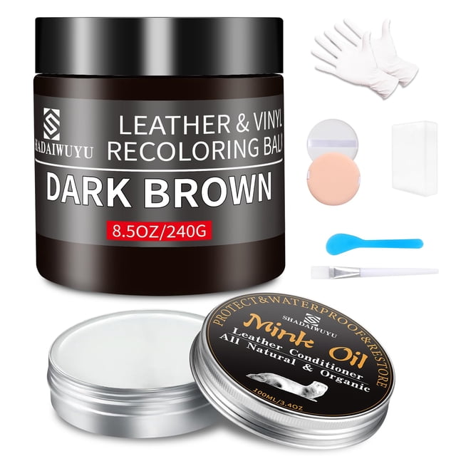 Kit reparador de bálsamo para piel y aceite de visón SHADAIWUYU, 250 ml