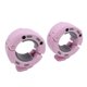 thumbnail image 1 of M Buder Abrazaderas Magnéticas para Barra de 50mm, Clips de Cuello de Bloqueo de Placa de Peso de Liberación Rápida para Entrenamiento de Levantamiento de Pesas, Par, Rosa y Gris (18 cm / 7 in), 1 of 9