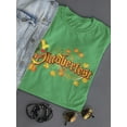 thumbnail image 3 of Bavarian Hat Autumn Leaves T-Shirt Women -Image by Shutterstock, Female XX-Large, 3 of 4
