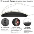 thumbnail image 6 of LINLIN Wireless Keyboard & Mouse, Portable Wireless Keyboards and Mouse Combo 2.4G Full-size Quiet DPI Adjustable Mouse for Windows, Mac OS, Laptop Smart TV-UK Layout, 6 of 8