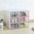 thumbnail image 6 of Walbest Stackable Transparent Shoe Storage Box - PP Clear Plastic Stackable Shoe Organizer, Front Opening Shoe Container Box for Closets, Space Saver Shoe Box Bin, 6 of 7