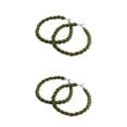 thumbnail image 3 of Tholdsy Leggings Cuerda Caucho Material de poliéster Bandas para botas con ganchos de metal Negro Verde 2piezas Tholdsy CBP214303, 3 of 6