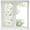 Green, variant on Black Flowers Window Privacy Film, Floral Geometric Classic Traditional Border Frosted Glass Window Clings Static Cling UV Heat Blocking Reusable Door Sticker for Bathroom 19.6 x 39.3 Inch