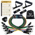 thumbnail image 1 of Set de bandas de resistencia COFOF con asas amarillas y accesorios, 1 of 6
