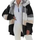 thumbnail image 1 of Chaqueta de gran tamaño para mujer, abrigo cálido de felpa con bolsillo y capucha, ropa de calle holgada con cremallera de Cachemira, otoño e invierno, 2024, 1 of 2