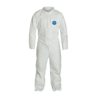 DuPont Tyvek 400 TY120S Disposable Protective Coverall, White, 2X-Large Retail Pack of 1