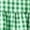 Green, variant on Women's Summer Blouse Gingham Print V Neck 3/4 Sleeve Peplum Blouse Loose Fit Business Casual Plaid Tunic Top for Daily Wear Yellow
