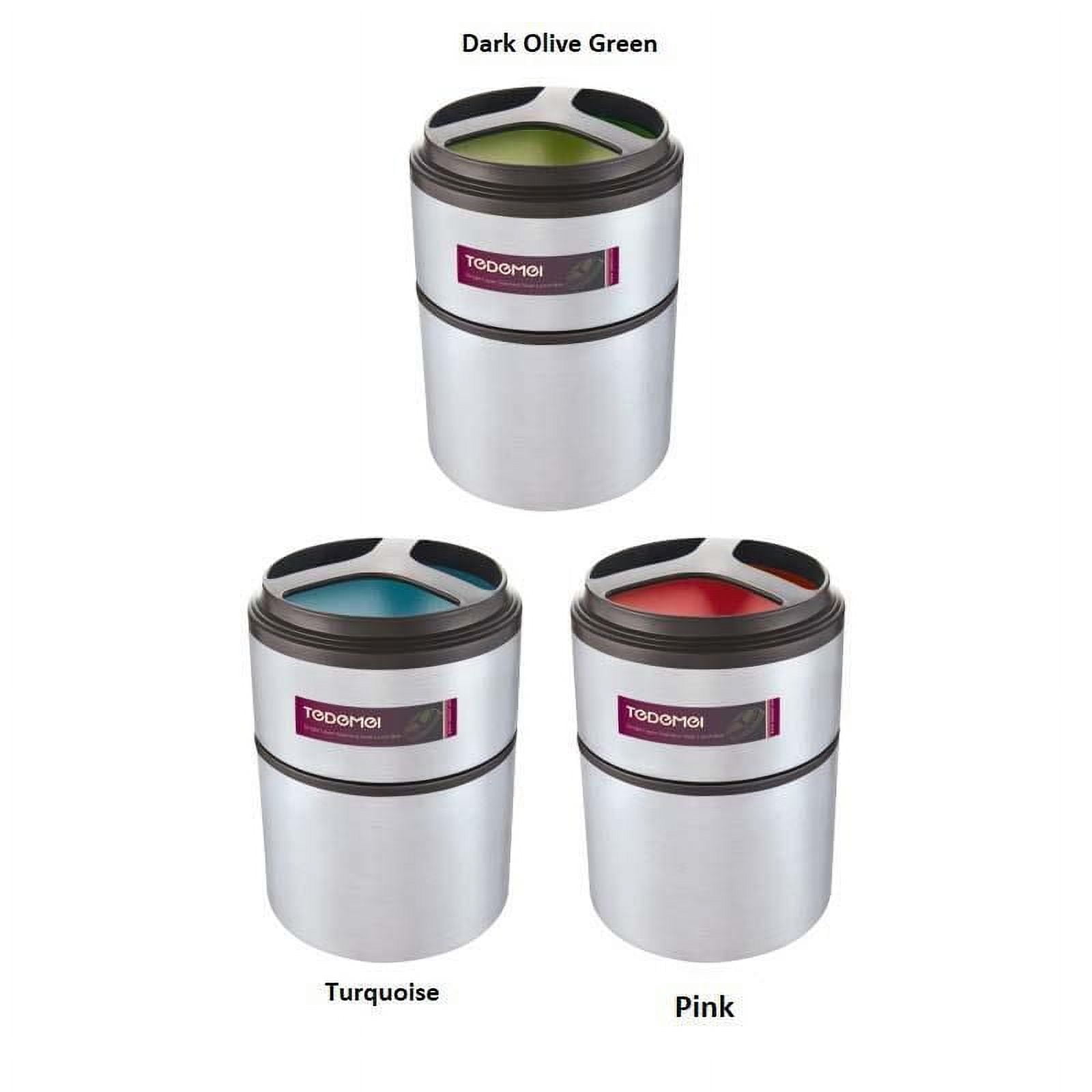 Tedemei 1.5L 2 Layer Vacuum Insulated Lunch Box in Premium 304 Stainless Steel