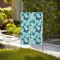 thumbnail image 2 of Sigee Blue Floral with Butterflies for Live Happy Decorative Small Garden Flag,Double Sided Yard Flags Holiday Garden Flags for All Seasons, 2 of 9