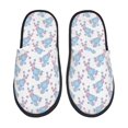 thumbnail image 2 of KLL Cute Poodle Dog Slippers for Women Men House Slip on Indoor Outdoor Bedroom Furry Fleece Lined Ladies Comfy Anti-Skid Rubber Hard Sole-Medium, 2 of 8