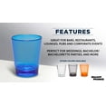 thumbnail image 5 of Translucent Plastic Shot Glasses 1.5 oz Set of 10, Bulk Pack - For Weddings, Party, Birthday - Blue, 5 of 5