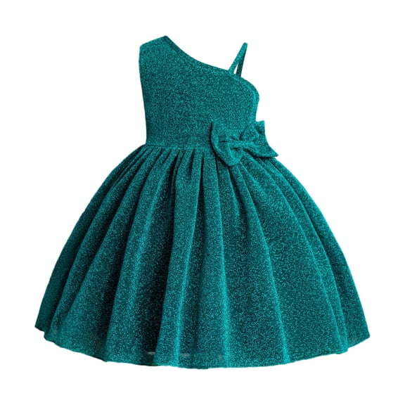 LUOGENLI Dresses For Girls 7-8 Years Child Girls Dress Party Bow Knot Sleeveless Gown Dresses Girls Dresses Size 7-8 Girls Dresses Size 14-16 Casual 2-3 Years