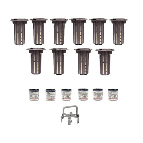 Kit de cebo y monitoreo de termitas para el hogar BASF con 10 estaciones