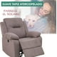 thumbnail image 3 of Sillón Reclinable Eléctrico de Tela Cosmobel Cloe, 3 of 5