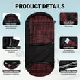 thumbnail image 6 of KingCamp Oversized Heating Sleeping Bags Cotton Flannel Cold Weather Sleeping Bag with 3 Adjustable Heating Levels for Adult, 6 of 8