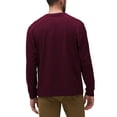 thumbnail image 5 of Men's Premium Crewneck Long Sleeve T-Shirts Classic Fit Mid-Weight Everyday Cotton Shirt, 5 of 6