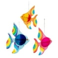 thumbnail image 1 of 3pcs Tropical Honeycomb Fish Paper Ornament Creative Party Hanging Decoration, 1 of 6