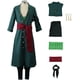 thumbnail image 2 of Disfraz de Roronoas para hombre, bata de kimono de Anime, capa de Zoro, uniforme, trajes de Halloween con pendientes, 2 of 5