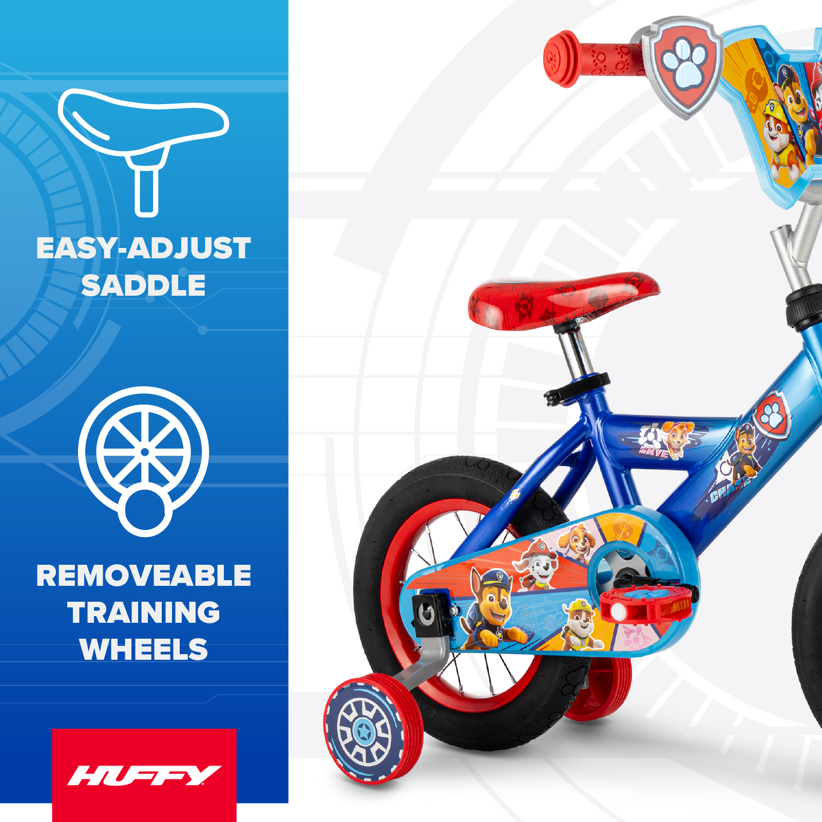 Huffy 12" Paw Patrol Kids' Bike, Blue photo 3