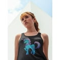 thumbnail image 2 of Blue Unicorn Cartoon Style Tank Women -Image by Shutterstock, Female x-Large, 2 of 4