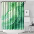 thumbnail image 2 of Colorful Marble Shower Curtain, Abstract Jade Texture Gold Stripes Ombre Shower Curtain, Modern Ink Art Decor Waterproof Fabric Shower Curtain for Bathroom Set with 12 Hooks, 72 X 84, 2 of 4