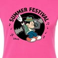 thumbnail image 3 of Disney - Mickey & Friends - Summer Festival - Dancing - Juniors Fitted Graphic T-Shirt, 3 of 5