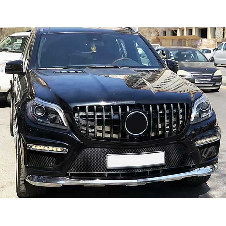 ABS Grill GL350 GL400 GL500 GLS450 for Maybach GT bumper Middle grille for  Mercedes-Benz GL GLS X166 W166 2013-2022 vertical bar - Price history &  Review