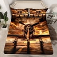 thumbnail image 2 of Manfei Retro Airplane Twin Sheet Sets,Vintage Aircraft Twin Fitted Sheet,Brown Beige Flat Sheet For Kids,Super Cozy Room Decor,3-Piece, 2 of 7