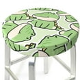 thumbnail image 3 of Kll Cute Crocodile Round Bar Chair Cushion Cover 12 Inch,Bar Stool Protector With Elastic, Soft Washable, 3 of 7