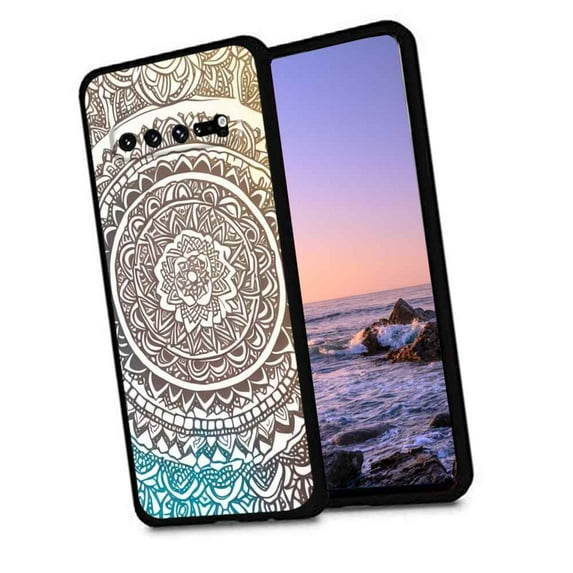 Mandala-Design-197 Phone Case, Degined for Samsung Galaxy S10 Case Men Women, Flexible Silicone Shockproof Case for Samsung Galaxy S10