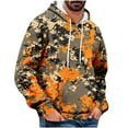 thumbnail image 2 of Styesk Chandails en Molleton pour Hommes Sweat à Capuche Imprimé à la Mode Décontracté avec Poche Manches Longues, 2 of 5