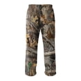 thumbnail image 5 of Havenx Mens Flannel Pajama Pant Camo Straight-Fit Pants with Pockets Flannel Elastic Pj Bottoms Funny Print Soft Lounge Breathable Sleepwear,Gray 2XL, 5 of 6