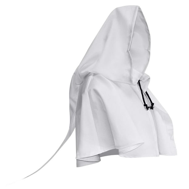 Capa de Halloween Capa de sacerdote Capa de con capucha sombría, Capa gótico Sombrero Cosplay, Poncho con capucha medieval, para adultos