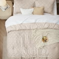 thumbnail image 3 of Juego de edredón Bedsure Queen Beige con 2 fundas de almohada de 3 piezas, 3 of 7