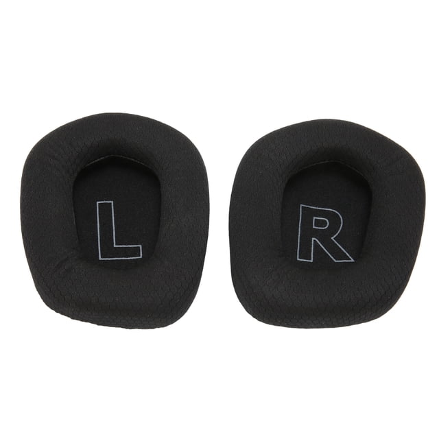 M Buder Almohadillas de Repuesto Transpirables de Malla y Esponja Compatibles con Auriculares G733, Confort Ergonómico Superior, Color Negro (12 cm / 4.72 inches) - Kit de Renovación Premium
