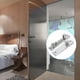 thumbnail image 5 of EeaseMX 1 juego de bisagras pivotantes para puertas de madera, resistentes, con eje de 360 grados., 5 of 8
