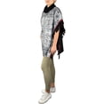 thumbnail image 2 of Bohemian Fashion Cowl Neck Winter Ponchos Sweaters Pullovers, 2 of 3