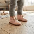 thumbnail image 5 of Josmo Logan Toddlers Leather Medium Width Walking Shoes, Pink, 4.5, 5 of 6