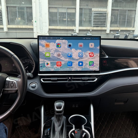 SNATEEN 15.6 inch Carplay Screen/Radio/Multimedia Player for Toyota Highlande 2022-2025 Universal Car Navigation/GPS Upgrade Headunit Android Display Touch Screen 1080P Video Device Replaces