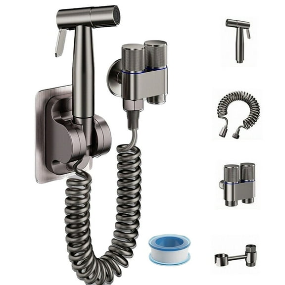 Adjustable Sprayer Bathroom Sprayer Cleaning Accessories Portable Spray Set For Bathroom Stainless Steel Construction