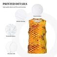 thumbnail image 3 of Sikiie Bees on Hive Honeycomb Basketball Jersey Reversible Men's Mesh Athletic Sports Shirts Training Practice S-4XL3X-Large, 3 of 6