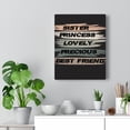 thumbnail image 6 of Inspirational Wall Art Lovely Precious Best Friend Wall Art Motivation Wall Decor for Home Office Gym Inspiring Success Quote Print Ready to Hang Unframed, 6 of 16