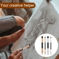 thumbnail image 5 of 4pcs Artist Blending Sponge Pen, 2 Sizes Double-Headed Blending Pen Sketch Rubbing Sponge Pastel Blending Stump Pencil, 5 of 7