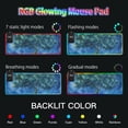thumbnail image 5 of Beautiful Starry Background Wireless Charging RGB Gaming Mouse Pad Large Keyboard Mat Rubber Base 13 Light Modes, 5 of 6