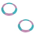 thumbnail image 1 of Almohadilla de repuesto para trampolín Eigraketly Acolchado de seguridad Cubierta de resorte Rosa Verde 1,5 m 1,5 m 2Conjunto tela Oxford, 1 of 1