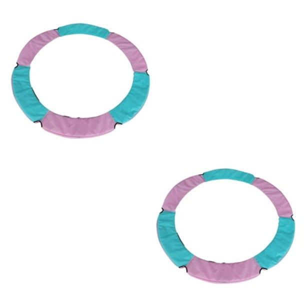 Sonducket Almohadilla de repuesto para trampolín Acolchado de seguridad Cubierta de resorte Rosa Verde 1,5 m rosa verde 1.5 m 2Conjunto